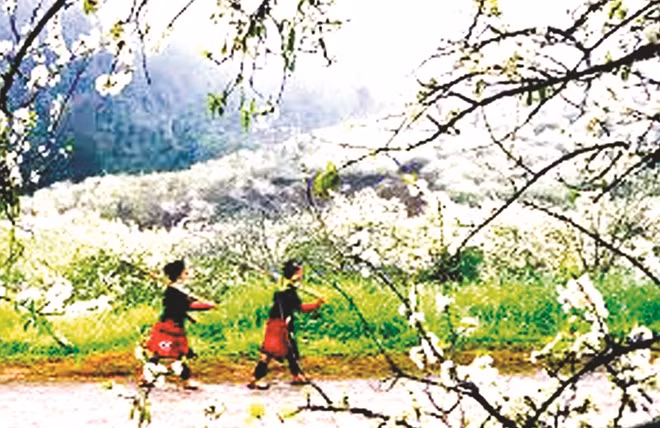 Hội xuân của bà con các dân tộc miền núi phía Bắc.
