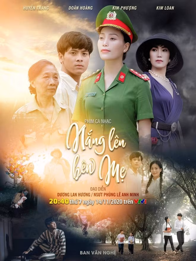 Ca sĩ Huyễn Trang vào vai nữ Cảnh sát trong phim ca nhạc “Nắng lên bên mẹ”.