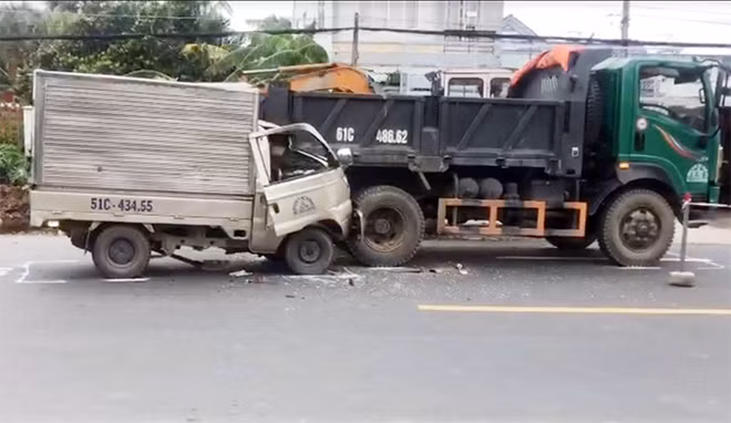 Hiện trường vụ tai nạn.
