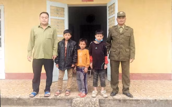 3 cháu bé bị lạc đã được về với gia đình.