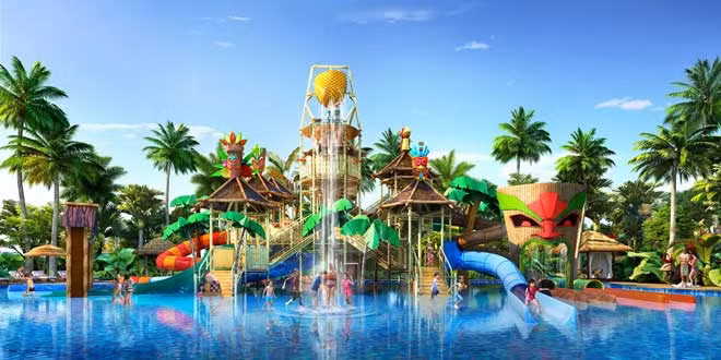 Công viên nước Tropicana Park – một trong những tiện ích nổi bật tại phân kỳ The Tropicana