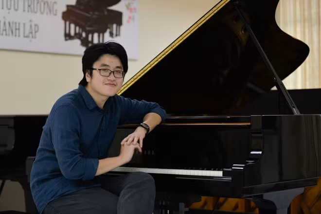 Nghệ sĩ piano Lưu Đức Anh.