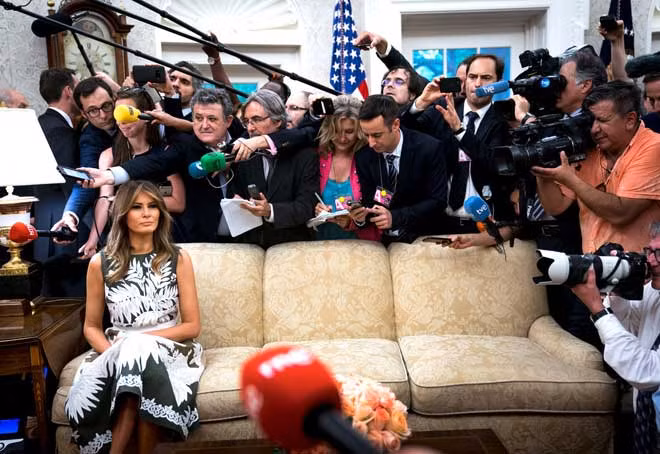 Đệ nhất phu nhân Melania.