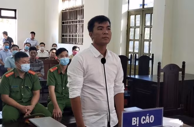 Bị cáo Nguyễn Văn Nhanh tại phiên tòa.