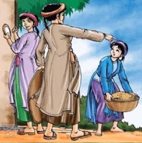 Mẹ ghẻ, con chồng trong chuyện “Tấm Cám”. Mẹ ghẻ, con chồng trong chuyện “Tấm Cám”.