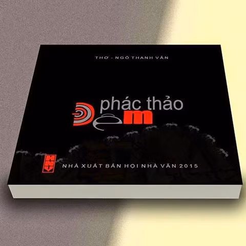 Bìa tập thơ “Phác thảo đêm” của nhà thơ Ngô Thanh Vân. Bìa tập thơ “Phác thảo đêm” của nhà thơ Ngô Thanh Vân.