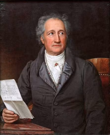 Nhà thơ W. Goethe.