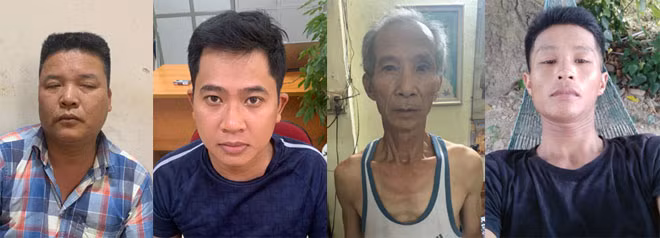 Các đối tượng trong vụ án.
