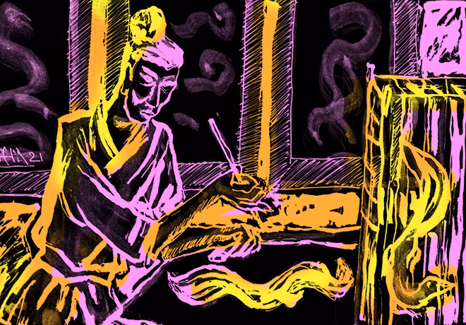 Minh họa: Tô Chiêm Minh họa: Tô Chiêm