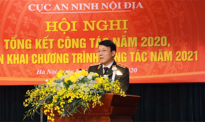 Thứ trưởng Lương Tam Quang phát biểu tại hội nghị.