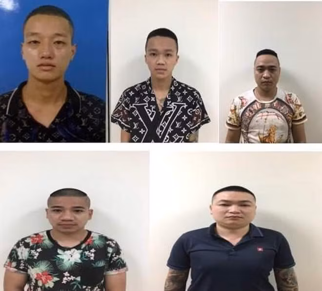 Các đối tượng bị bắt giữ. Các đối tượng bị bắt giữ.