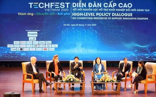 Tọa đàm tại Techfest 2020.