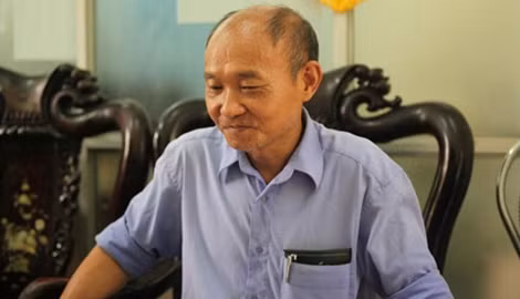 Lái xe kiêm chủ hàng Lê Văn Cương.