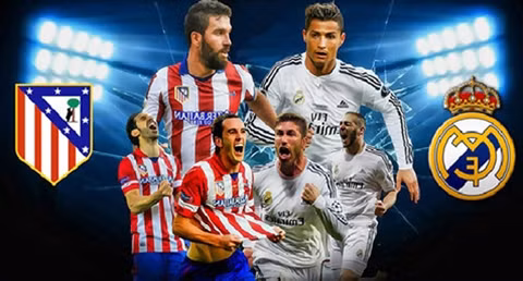 Người hâm mộ chờ đón trận chung kết giữa hai đội bóng thành Madrid.