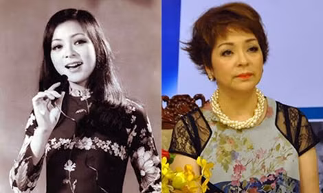 Nữ nghệ sĩ Ái Vân của thời hoàng kim và Ái Vân của hôm nay.