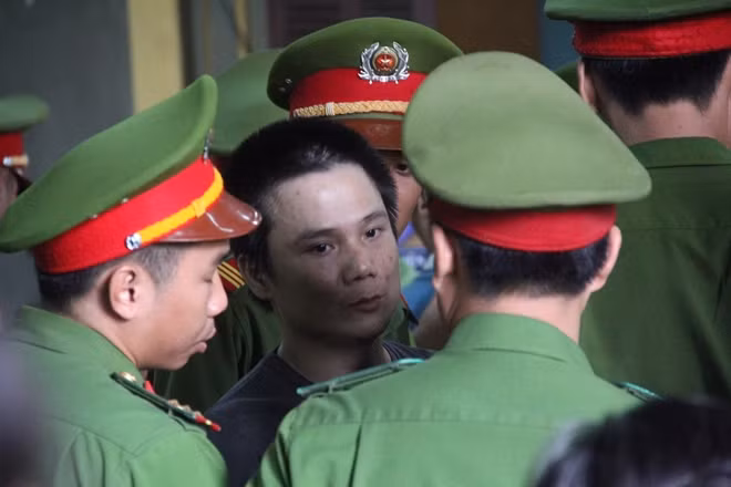 Bị cáo Đỗ Xuân Lôi tại toà