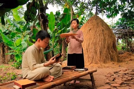 Hình ảnh quen thuộc của nông thôn vùng đồng bằng Bắc Bộ giữa thế kỷ XX trong “Cuộc đời của Yến”.