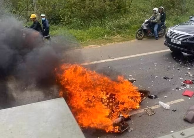 Hiện trường vụ tai nạn