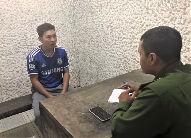 Trần Thanh Sơn tại cơ quan điều tra
