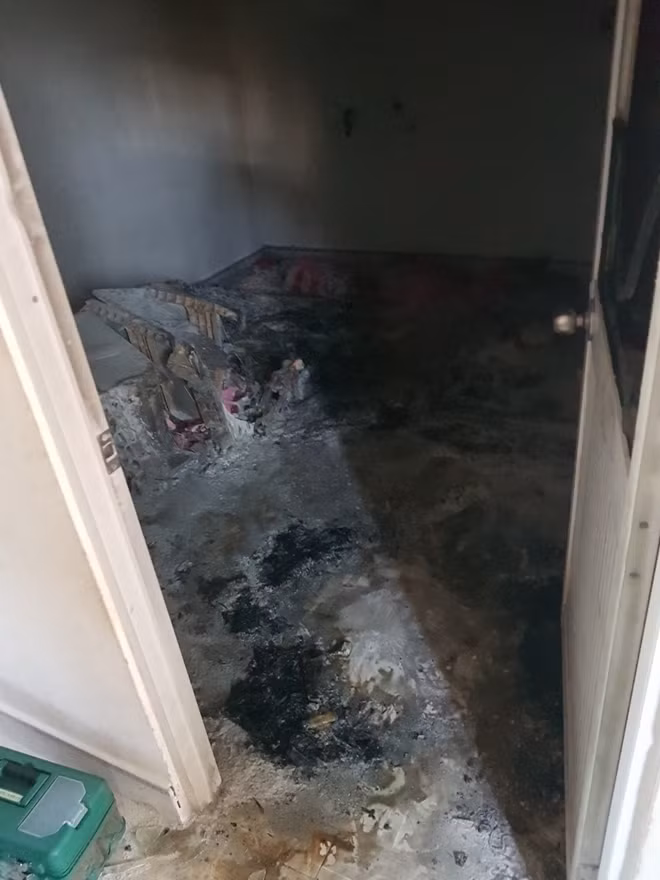 Hiện trường vụ cháy khiến cả 4 người trong gia đình trẻ tử vong