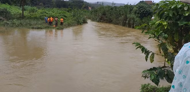 Hiện trường vụ nước lũ cuốn trôi nạn nhân
