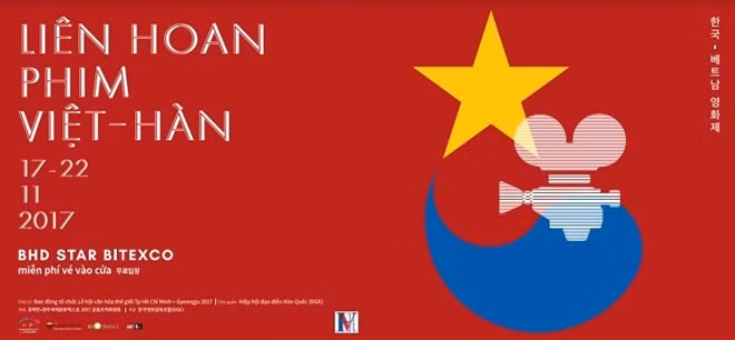 Poster Liên hoan phim Việt - Hàn.