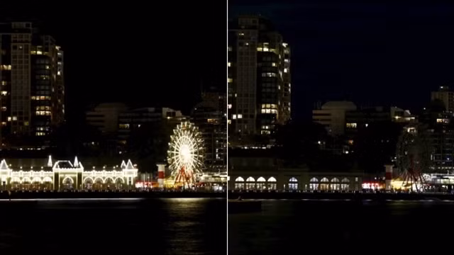 Công viên Mặt trăng tại Sydney cũng tắt đèn hưởng ứng Giờ Trái đất 2016. Ảnh: Reuters.
