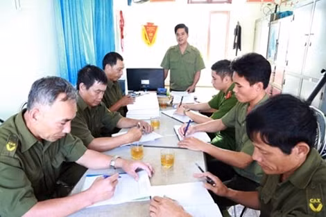 Công an xã Xuân Phổ phối hợp cùng lực lượng Công an Nghi Xuân tăng cường triển khai phương đảm đảm bảo ANTT.