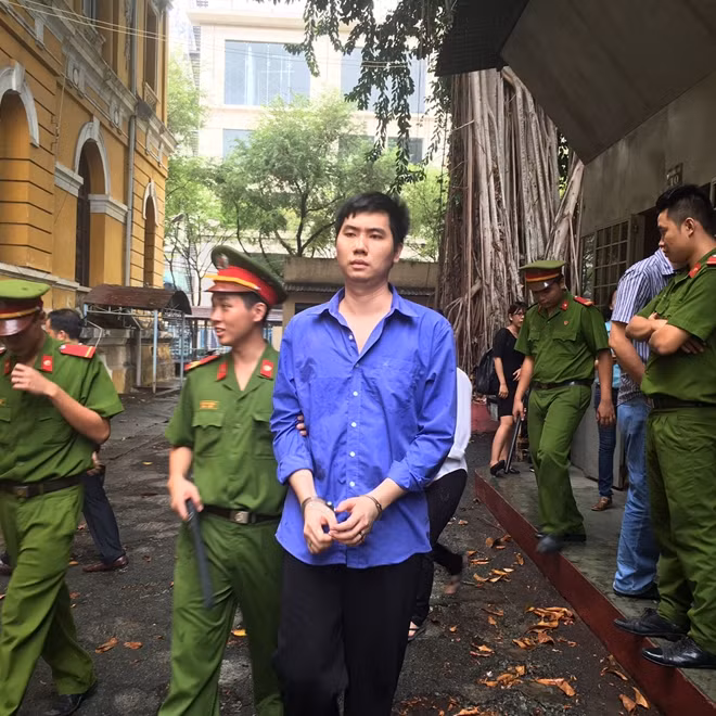 Bị cáo Phong sau phiên sử sơ thẩm