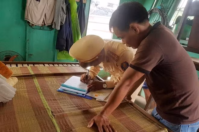 Trong quá trình kiểm tra, phát hiện các vi phạm hành chính khác, lực lượng kiểm tra tiến hành lập biên bản vi phạm hành chính để xử lý hoặc đề xuất xử lý theo quy định.