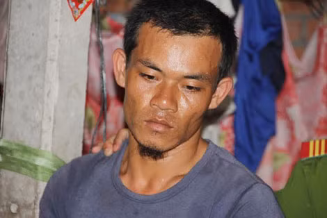 Đối tượng tại cơ quan Công an.