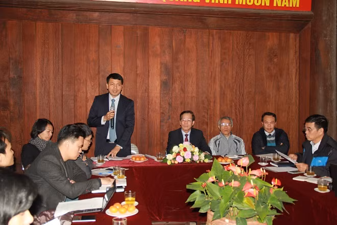 Quang cảnh buổi họp báo.