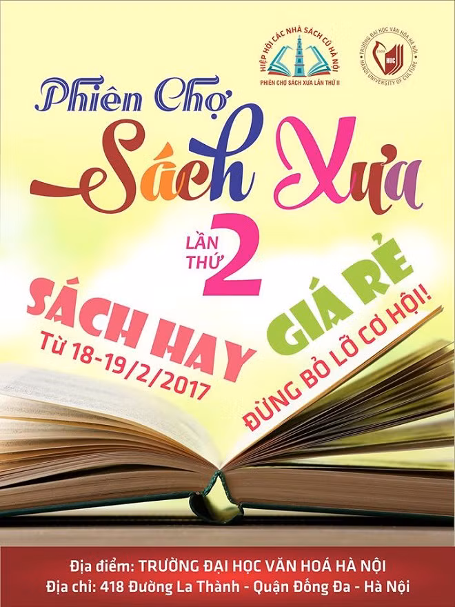Phiên chợ sách xưa lần 2 sẽ mang đến cho bạn đọc nhiều ấn phẩm quý hiếm. Phiên chợ sách xưa lần 2 sẽ mang đến cho bạn đọc nhiều ấn phẩm quý hiếm.