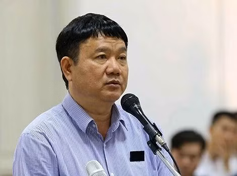 Bị can Đinh La Thăng.