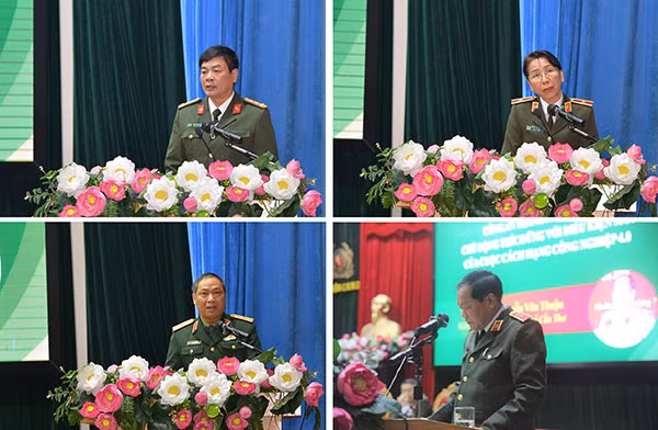 Các đại biểu tham luận tại Hội thảo.