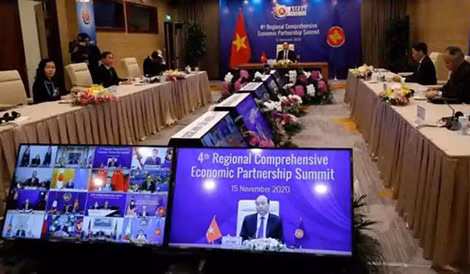 Sau thời gian dài đàm phán, cuối cùng thì RCEP - hiệp định thương mại tự do lớn nhất thế giới đã chính thức ký kết. Sau thời gian dài đàm phán, cuối cùng thì RCEP - hiệp định thương mại tự do lớn nhất thế giới đã chính thức ký kết.