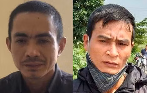 Hai kẻ sát nhân Nguyễn Văn Quân và Nguyễn Xuân Trung.