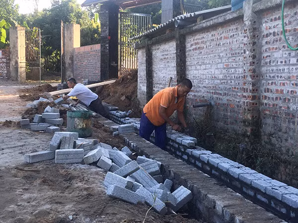Đến nay, toàn tỉnh đã xây dựng, cải tạo được 340km cống, rãnh thoát nước thải.