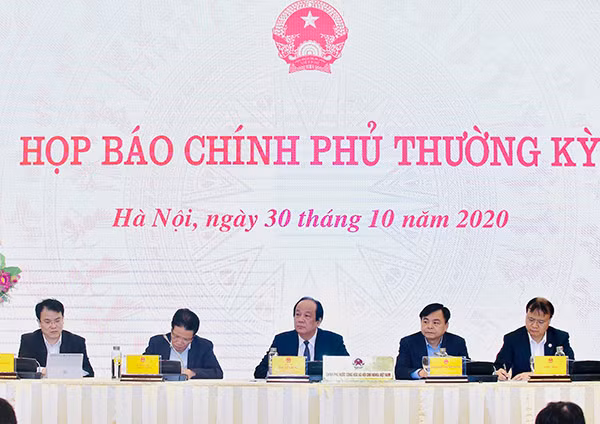 Bộ trưởng Mai Tiến Dũng chủ trì họp báo. Bộ trưởng Mai Tiến Dũng chủ trì họp báo.