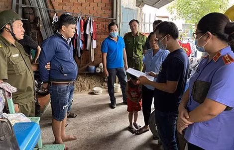 Cơ quan Công an thực hiện lệnh bắt khẩn cấp Lê Tấn Thành.