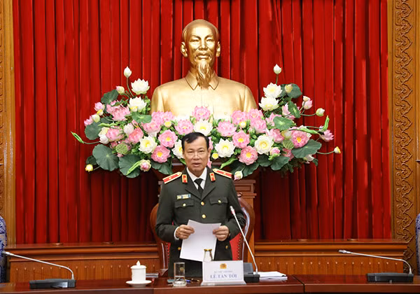 Thứ trưởng Lê Tấn Tới phát biểu chỉ đạo tại phiên họp. Thứ trưởng Lê Tấn Tới phát biểu chỉ đạo tại phiên họp.