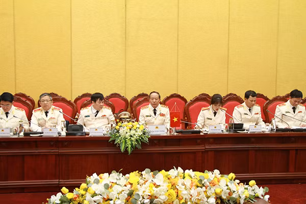 Thứ trưởng Lê Quý Vương phát biểu tại Hội nghị.