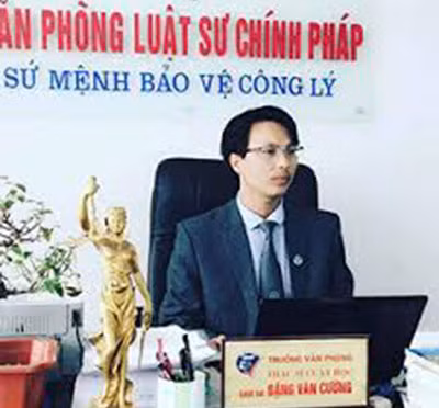 Luật sư Đặng Văn Cường.