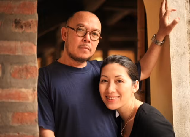 Vợ chồng họa sĩ Thành Chương- Ngô Hương.