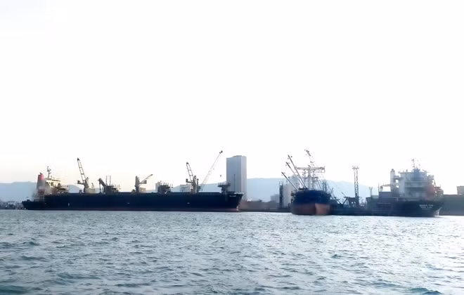 Tàu vận tải biển vào cảng Quy Nhơn ( Ảnh minh họa)