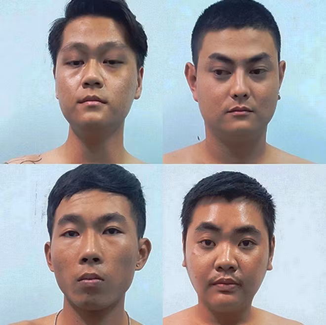 4 đối tượng bị khởi tố về tội "Không tố giác tội phạm" và che giấu tội phạm. Ảnh: Công an cung cấp