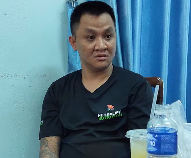 Đối tượng Nguyễn Bá Thiện - hung thủ trực tiếp đâm chết người đã bị bắt giữ. Ảnh : CSHS Phú Yên