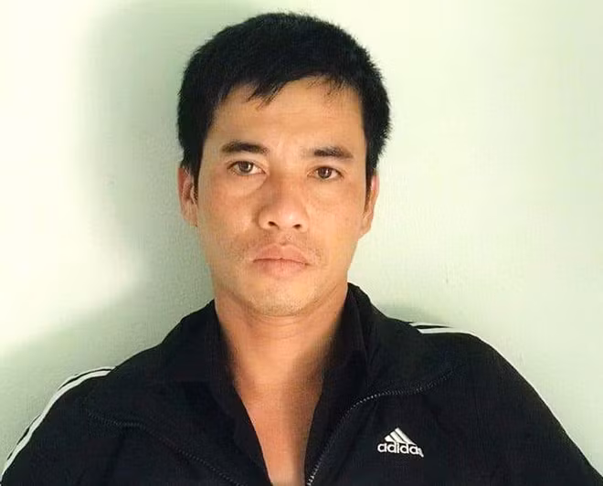 Đối tượng Lê Xuân Thủy sau khi bị bắt giữ