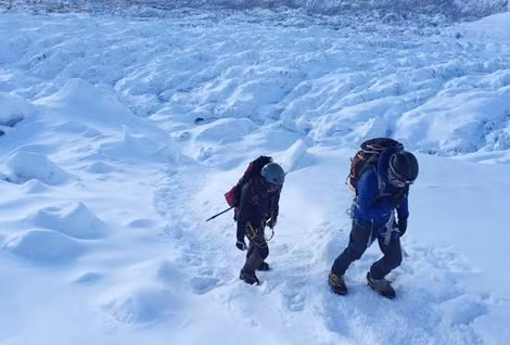 Sông băng ở Nepal.
