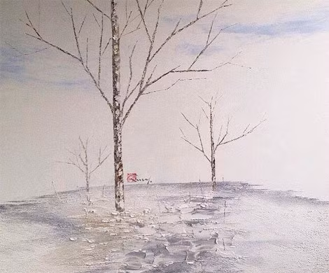 “Hồn cây” của họa sĩ Trần Gia Tùng.